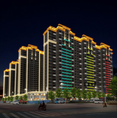 Lumière de contour LED IP67 permanente 50 mm DC24V RGB extérieure imperméable à l'eau DMX512 Contrôle Commercial