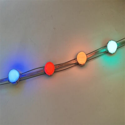 Éclairage de piste en aluminium LED à LED RGB extérieur étanche IP67 LED 40mm DC24V pour la maison Éclairage de Noël permanent