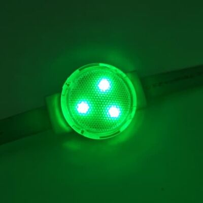 LED RVB 12V 30mm PC IP67 pour décoration extérieure de bâtiments