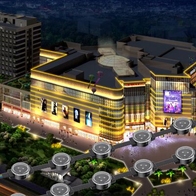 30mm Outdoor IP67 Waterproof DMX512 Control RGBW LED Point Light for Building Decoration