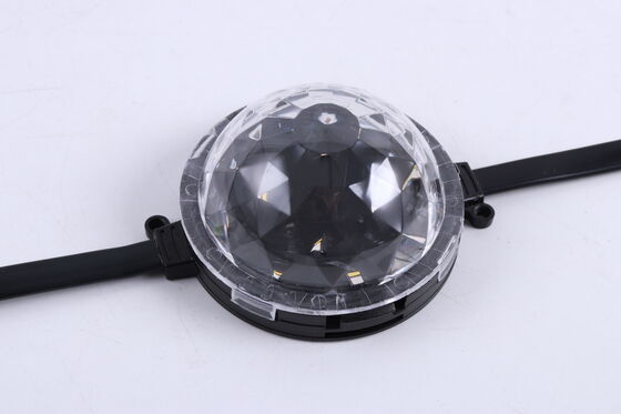 80 mm RGB DC24V Pixel Point Light DMX512 IP67 imperméable à l'eau 120° Angle du faisceau résistant aux UV