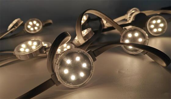 50mm Lumière LED étanche IP67 avec lentille optique Idéale pour la décoration de devanture de bâtiment et l'augmentation du trafic commercial en magasin