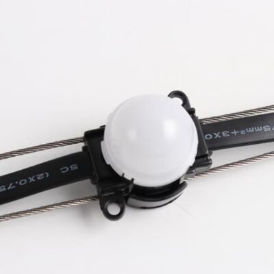 Point lumineux LED 30mm DC12V SMD3535 IP67 étanche en matériau PC, éclairage flexible