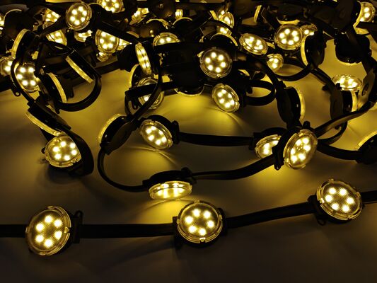 40mm Smart Addressable LED Pixel Light IP67 Waterproof High Brightness for Outdoor Facade Media Wall