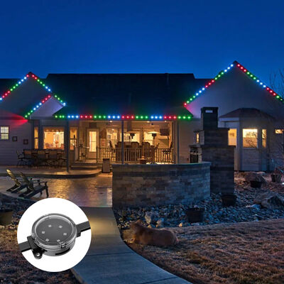 DC48V IP67 étanche RGBW LED Points lumineux 2W PC Matériau extérieur de la façade du bâtiment