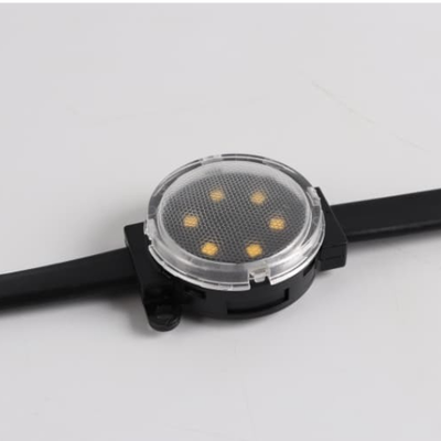 DC48V RGBW IP67 étanche à l'eau LED Pixel Point Light pour l'éclairage extérieur permanent de piste de paysage