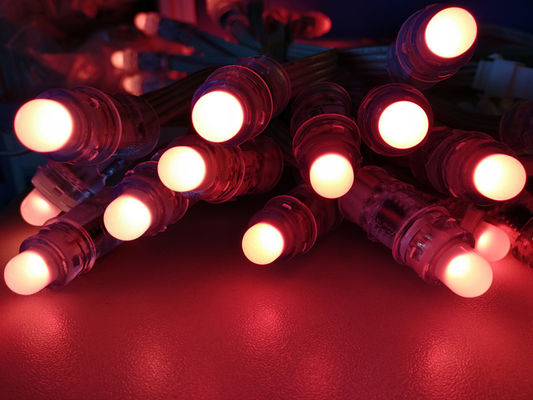 Lumière extérieure rouge de pixel d'IP67 DC5V 12MM LED pour des lettres de la Manche