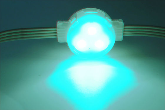Lumière de pixel de C.C 5V 0.3W 20mm RVB LED du paysage IP67