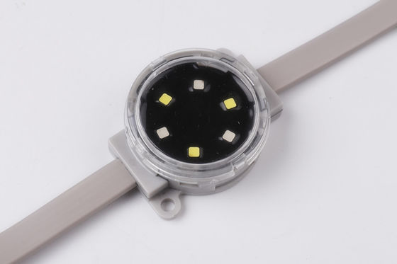 Pixel polychrome imperméable d'IP67 40mm 12V 1W RVB LED