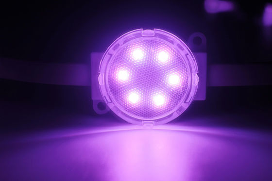 IP67 1.5W pixel imperméable de C.C 24V 40mm RVB LED