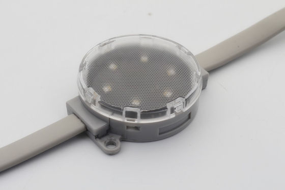 Le pixel de Shell 1.2W 24V IP67 50MM de PC de SMD 3535 a mené léger