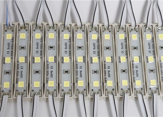 5054 signe imperméable de publicité du luminosité 12V 3led IP65 LED de module de LED intense pour le caisson lumineux