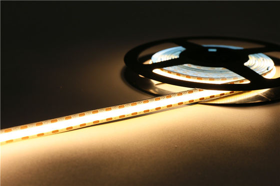 Cob Led Strip Led Tape Light CRI90 12v 24v Flexible White Dotless Luces Flip Chip