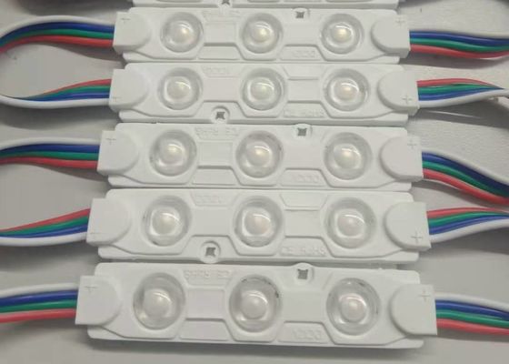 5050 que Smd 3 a mené le module de l'injection LED du module 0.75w 12v Ip67 RVB ont mené le module de lumière de bande