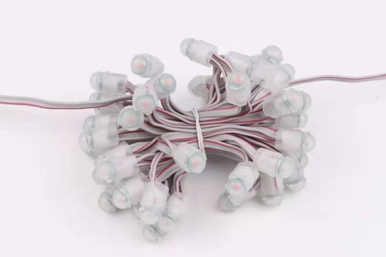La ficelle de Bean Advertising Letter Led Pixel de miracle allume les trous de forage de 9mm IP67