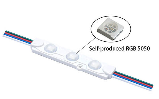 DC12V imperméable 0.72W RVB a mené les lumières SMD5050 de module