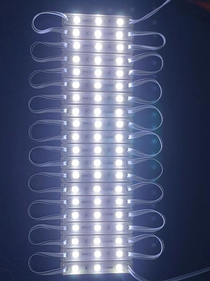 Module LED SMD 2835 à 3 lumières de 12 V avec lentille de signalisation de 1 W IP67 PC Body Pixel Lights pour la décoration extérieure
